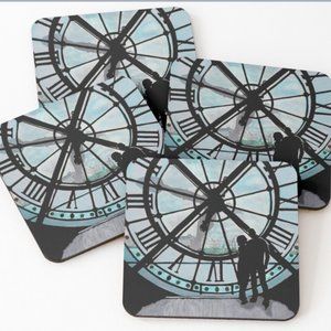 Coasters of Original Art Clock at the Museum Paris